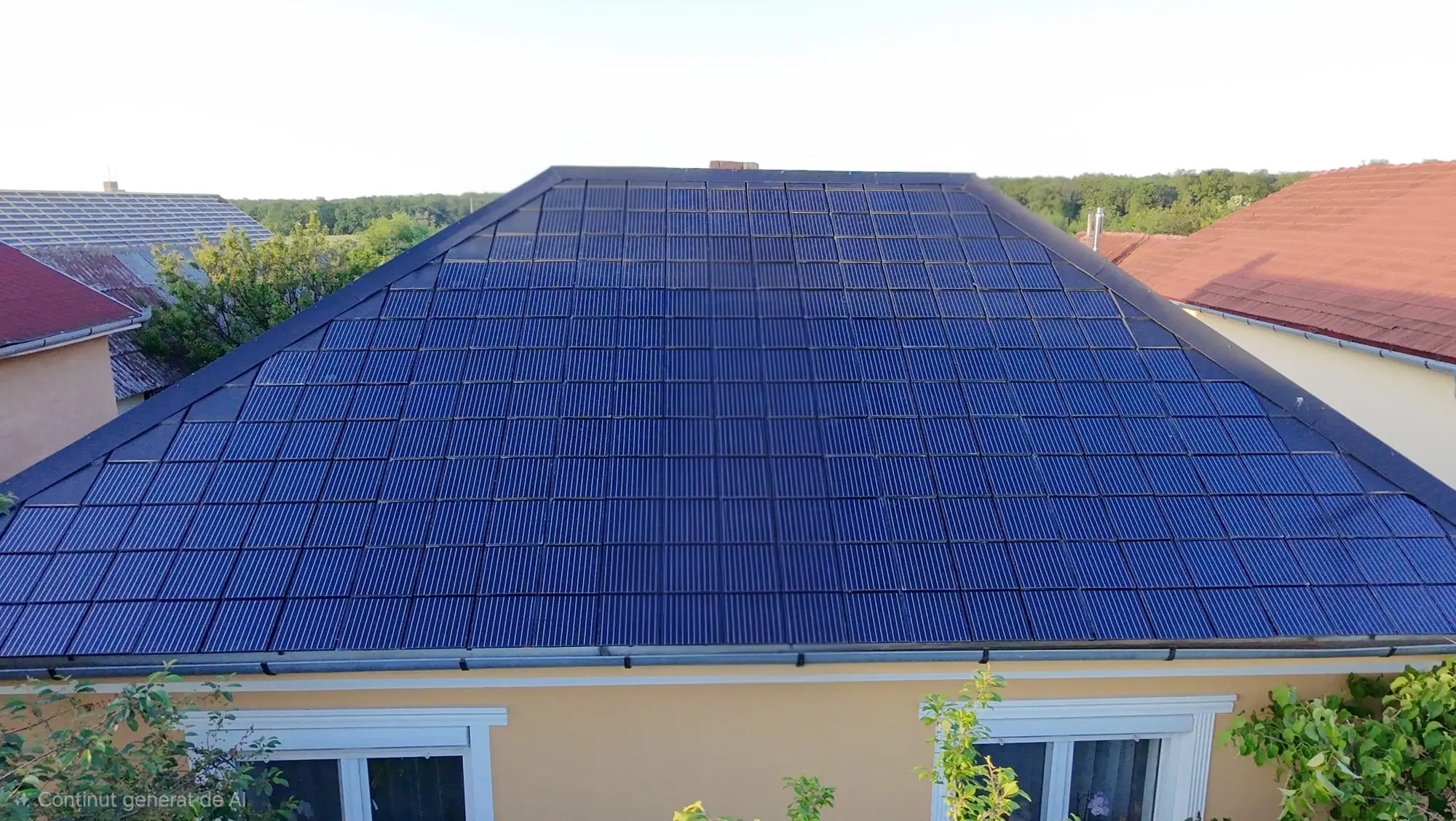 Țiglă fotovoltaică izolată Termocasa